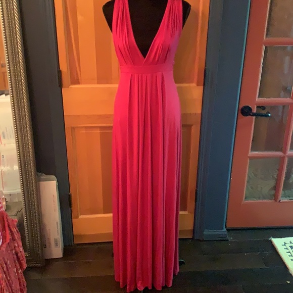 NWT Tart fuschia maxi halter dress - Picture 4 of 12